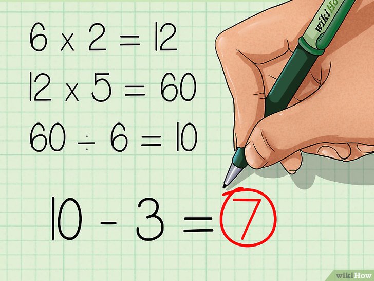 Bước 3: Hãy nhớ rằng mỗi đáp án đều liên quan đến hằng số trong phép tính.