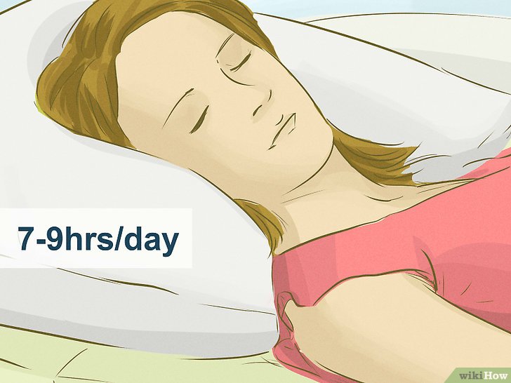 Bước 6: Giấc ngủ là một yếu tố quan trọng để duy trì sức khỏe và cân nặng.