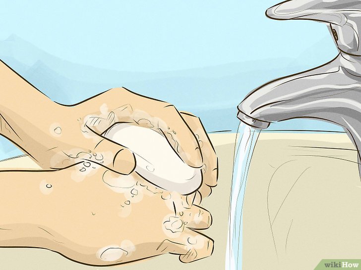Bước 5: Rửa tay là một trong những biện pháp quan trọng để phòng tránh lây nhiễm vi khuẩn, virus và các tác nhân gây bệnh khác.