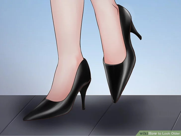 Bước 1: Làm cho mình cao hơn với những đôi giày phù hợp.