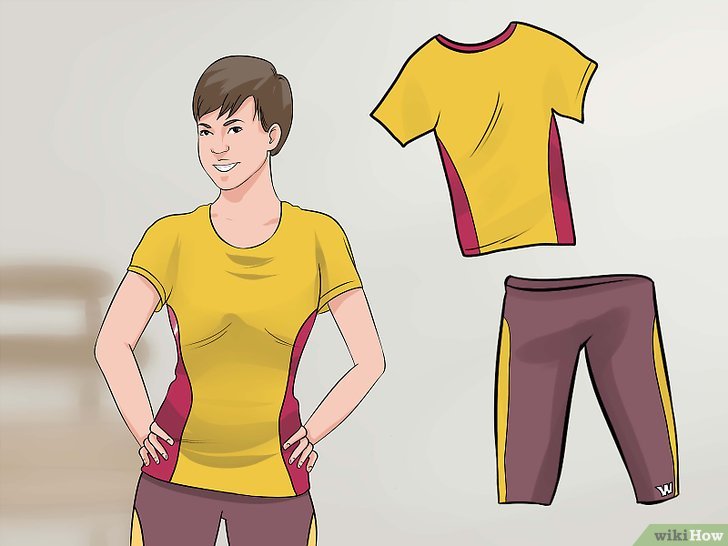 Bước 3: Để có một buổi tập luyện hiệu quả, bạn cần chú ý đến việc lựa chọn trang phục phù hợp.