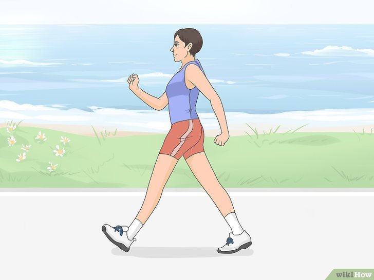 Bước 1: Khởi động là bước quan trọng để bắt đầu một buổi tập luyện chạy bộ.