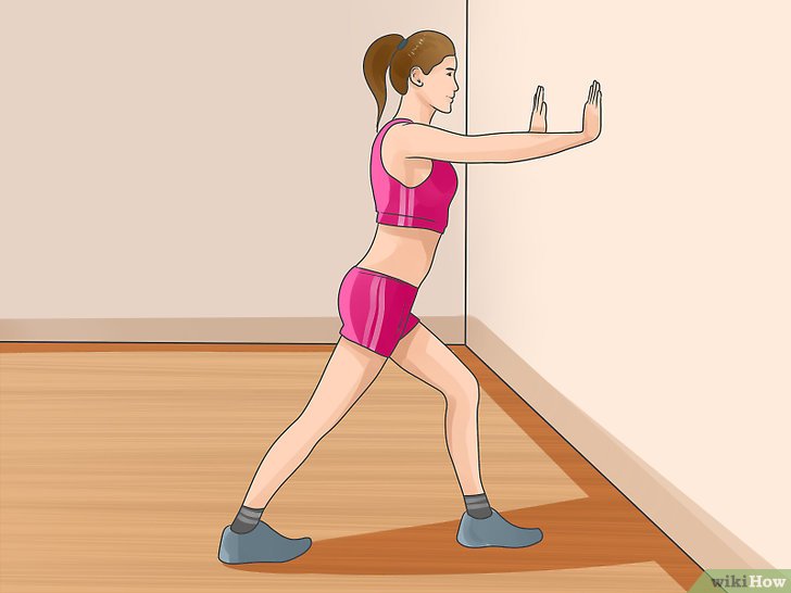 Bước 4: Cách thực hiện một bài tập giãn cơ bắp chân đơn giản nhưng hiệu quả.