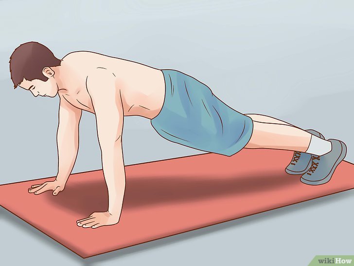 Bước 3: Tập tư thế plank là một bài tập hiệu quả để cải thiện sức mạnh và sức bền của cơ bụng, lưng và vai.