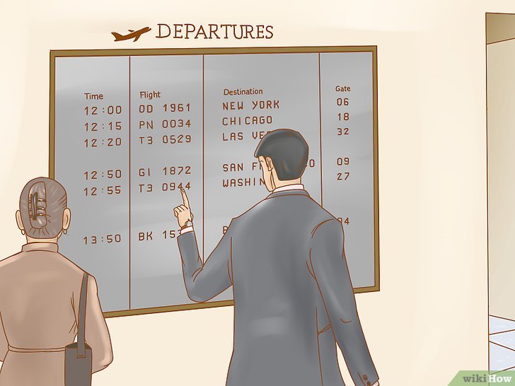 Bước 1: Khi bạn đi du lịch bằng máy bay, bạn cần biết hãng hàng không mà bạn đã đặt vé.