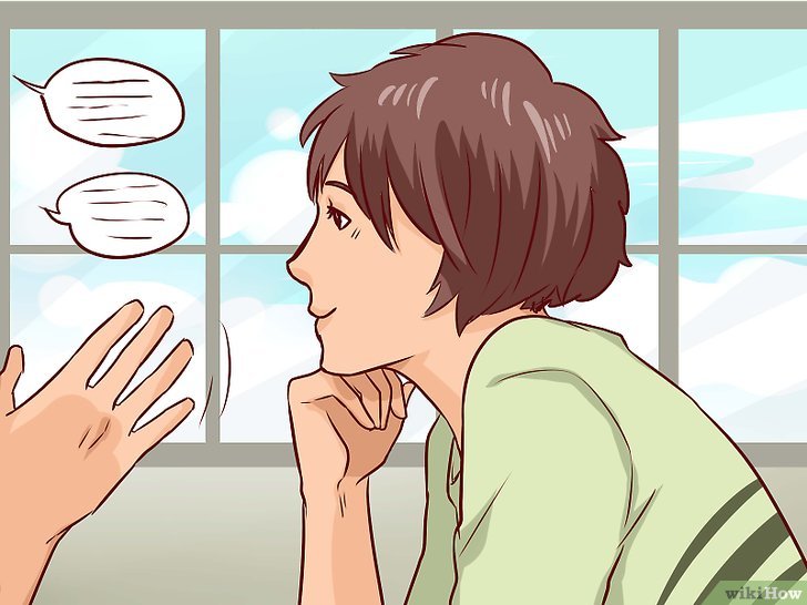 Bước 2: Trở thành một người tích cực lắng nghe trong cuộc nói chuyện với người ấy là một kỹ năng quan trọng để tạo dựng mối quan hệ.
