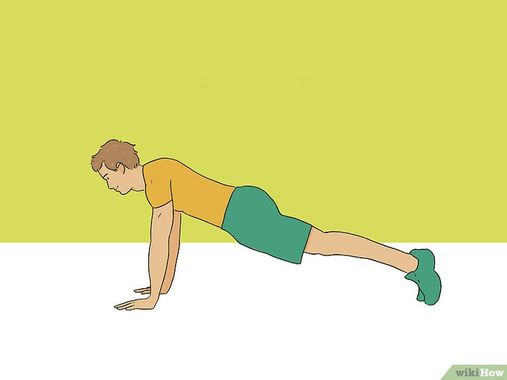 Bước 8: Plank là một trong những bài tập cơ bản nhất nhưng cũng rất hiệu quả để tăng cường sức mạnh và sức bền của cơ bụng, cơ lưng và cơ vai.