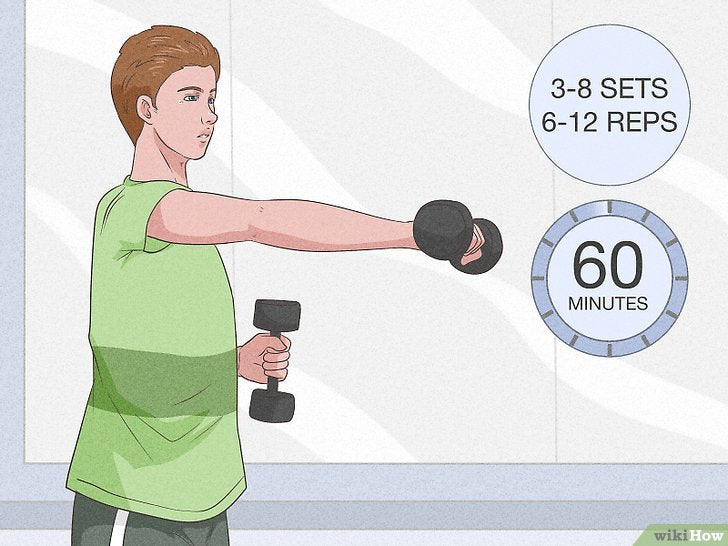 Bước 4: Tập luyện với cường độ cao trong khoảng thời gian ngắn là một phương pháp hiệu quả để tăng cơ.