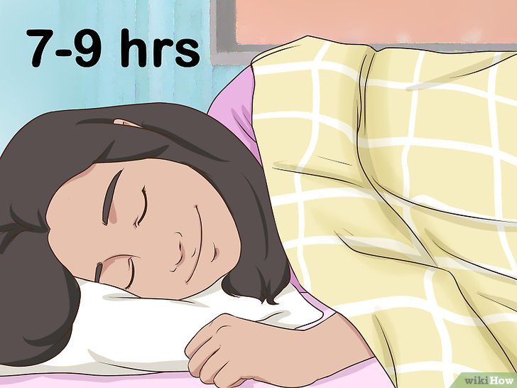 Bước 3: Ngủ đủ giấc là một trong những yếu tố quan trọng để duy trì sức khỏe và cân nặng.