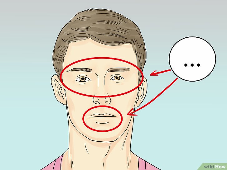 Bước 1: Mắt và miệng là hai bộ phận quan trọng trong việc thể hiện cảm xúc của con người.