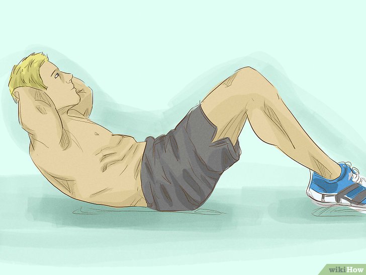 Bước 4: Thực hiện ba bước tập cơ bụng đơn giản sau đây mỗi ngày.