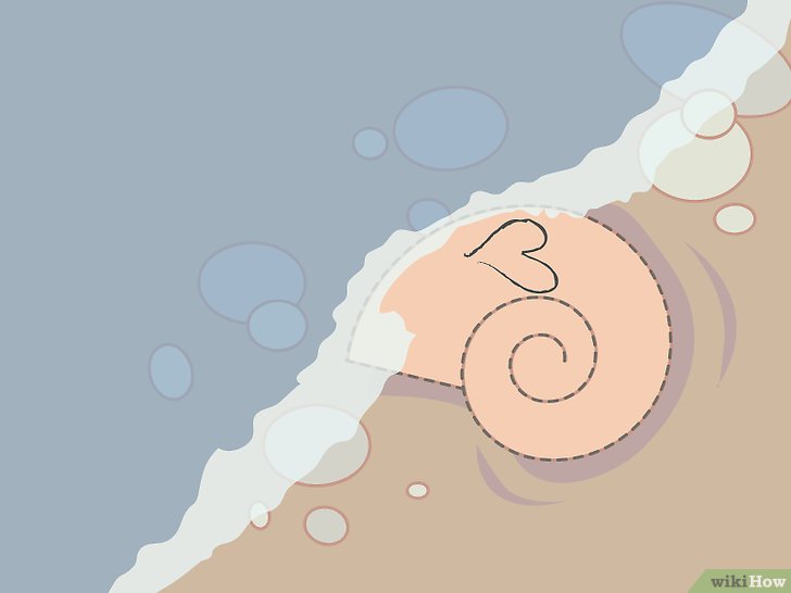 Bước 3: Để thực hiện phép thuật với vỏ sò ốc, bạn cần chuẩn bị một vỏ sò ốc có biểu tượng được vẽ lên.