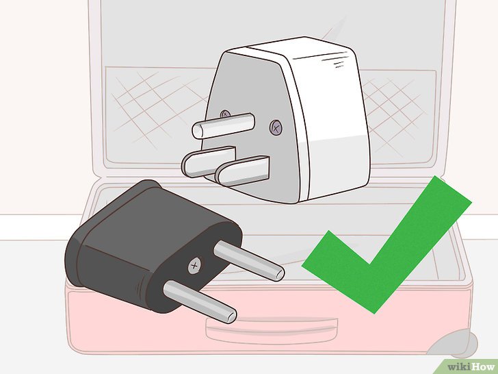 Bước 3: Một trong những điều cần lưu ý khi đi du lịch nước ngoài là loại giắc cắm điện mà bạn sẽ sử dụng.