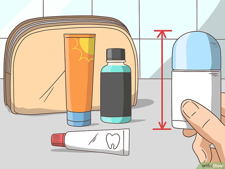 Bước 5: Bạn đang chuẩn bị cho một chuyến đi xa và bạn muốn mang theo những sản phẩm vệ sinh cá nhân yêu thích của mình.