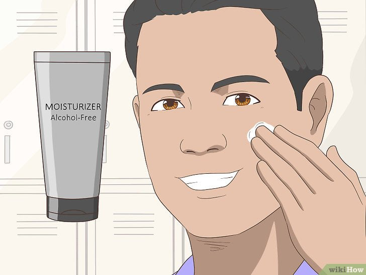 Bước 5: Để làm se khít lỗ chân lông, bạn cần sử dụng kem dưỡng ẩm phù hợp với loại da của mình.