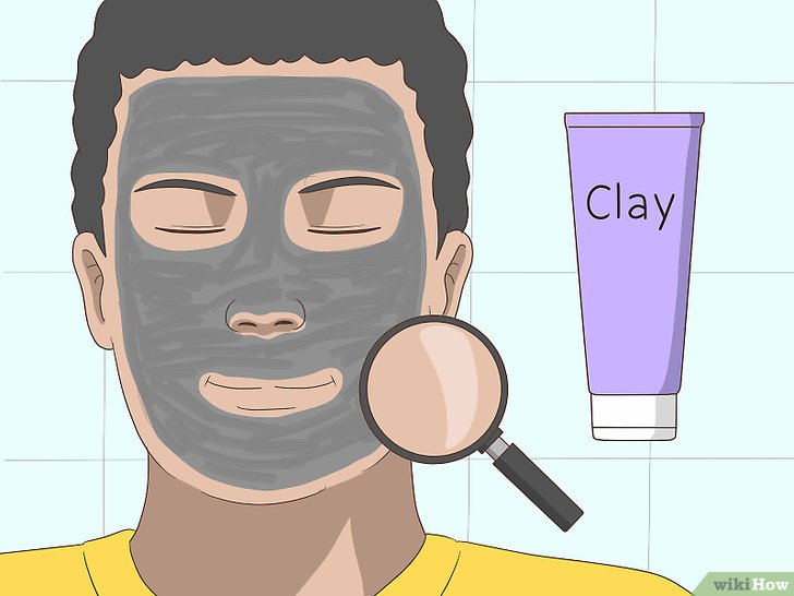Bước 2: Một cách hiệu quả để chăm sóc da dầu là sử dụng mặt nạ đất sét.