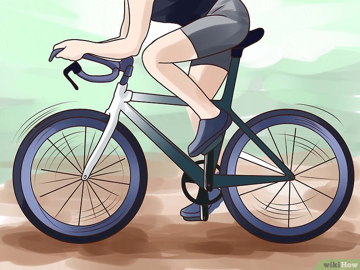 Bước 2: Tập đạp xe ngắt quãng với trở lực là một phương pháp tập luyện hiệu quả để nâng cao sức bền và sức mạnh của cơ chân.