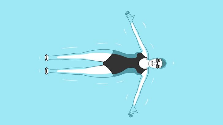 Bước 3: Một số lời khuyên hữu ích cho người mới tập bơi là đừng để sợ hãi cản trở bạn.