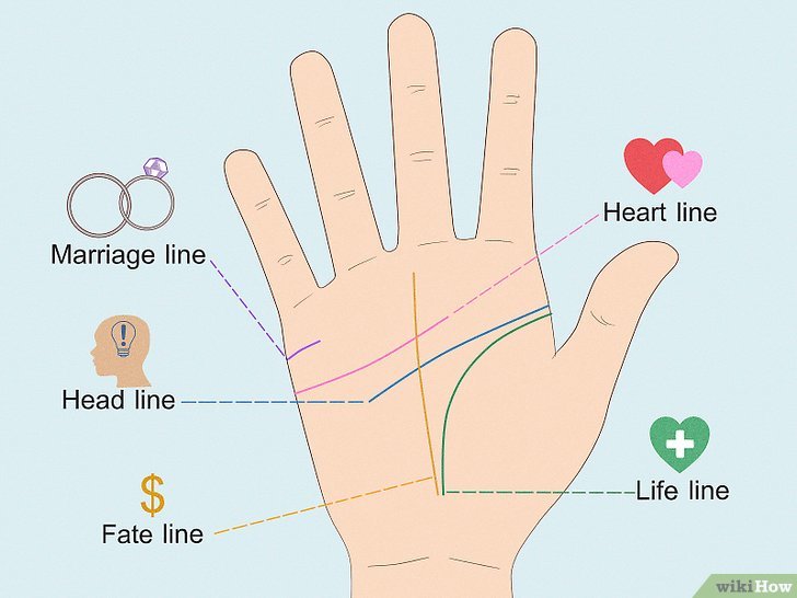 Phần 1: Đường hôn nhân trên bàn tay nữ và nam nằm ở đâu?