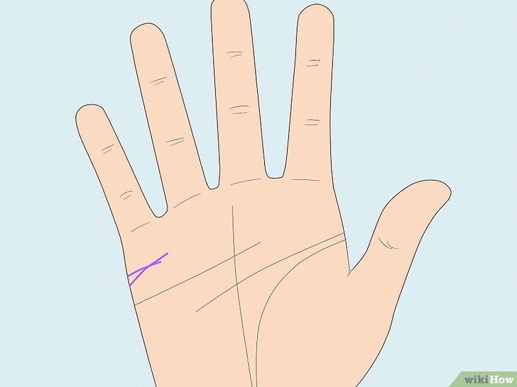 Ý nghĩa 5: Đường chỉ tay hôn nhân chồng chéo, cắt nhau hình chữ X là một dấu hiệu không may mắn trong hôn nhân.