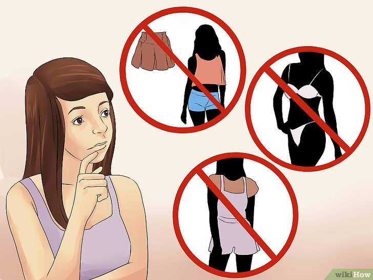 Bước 4: Để tránh gây phản cảm và vi phạm luật pháp khi du lịch Dubai, bạn nên chú ý đến những trang phục không nên mặc.