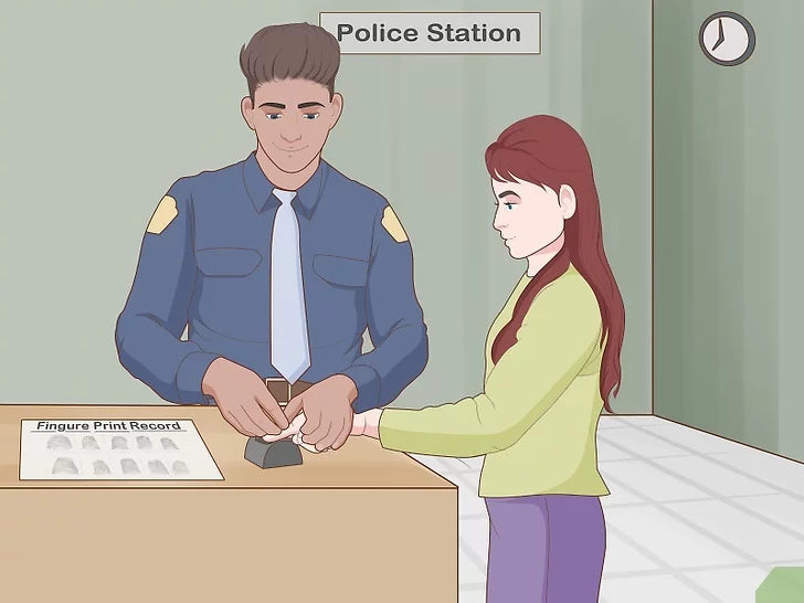 Bước 10: Để hoàn thành quy trình xin thường trú, bạn cần đến sở cảnh sát gần nhất để làm thủ tục.