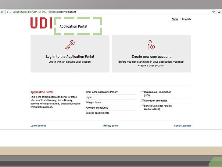 Bước 5: Nếu bạn muốn đăng ký thường trú tại Na Uy, bạn có thể sử dụng Cổng đăng ký trực tuyến của Tổng cục Di trú Na Uy (UDI) để nộp đơn.