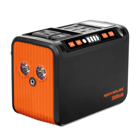 Rocksolar Weekender Max - Portable & Lightweight Portable Solar Generator