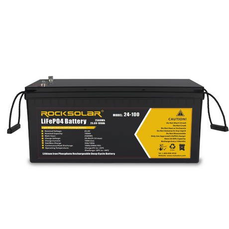 12V 200Ah Lithium Iron LiFePO4 Deep Cycle Battery, Built-in 100A BMS, 2000+  Cycles, 280amp Max, Perfect for RV, Solar, Marine, Overland, Off-Grid  Application;