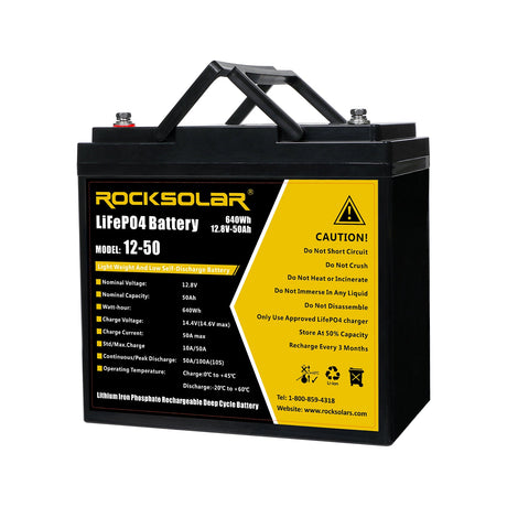 12V 18AH Lithium Battery  Lithium Lifepo4 Batteries for Camping – ROCKSOLAR