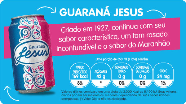 10 Unidades Guaraná Jesus 310ml