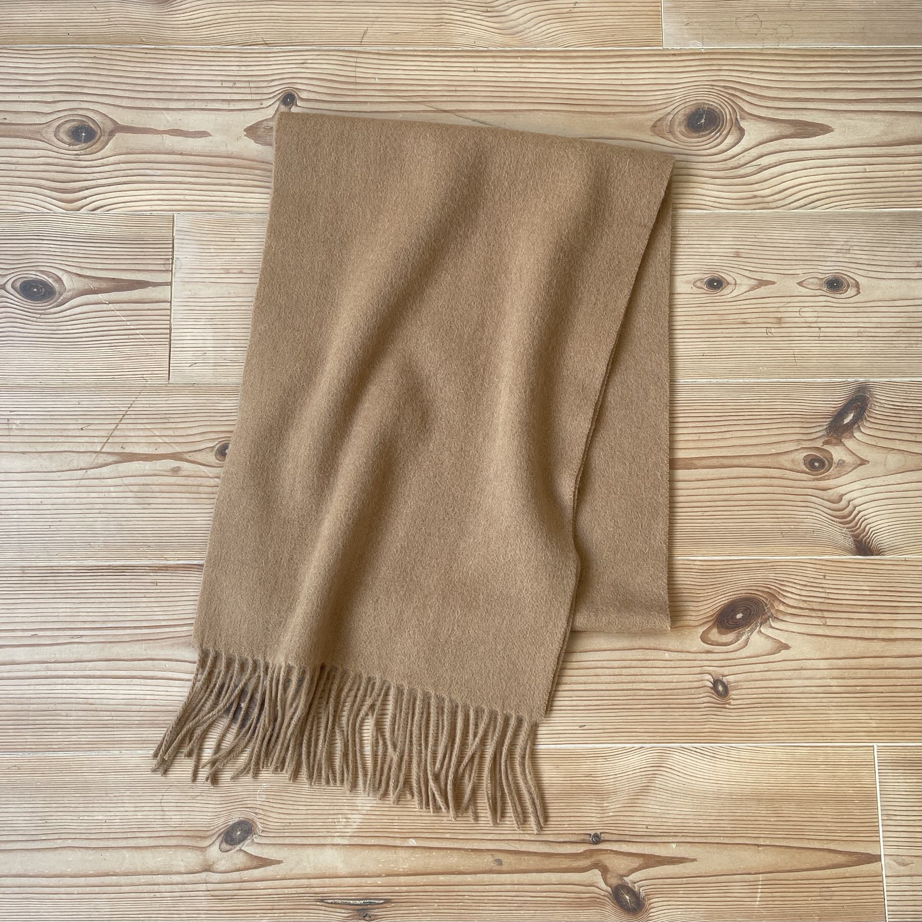 wool muffler / beige | natto | ナット 公式オンラインショップ