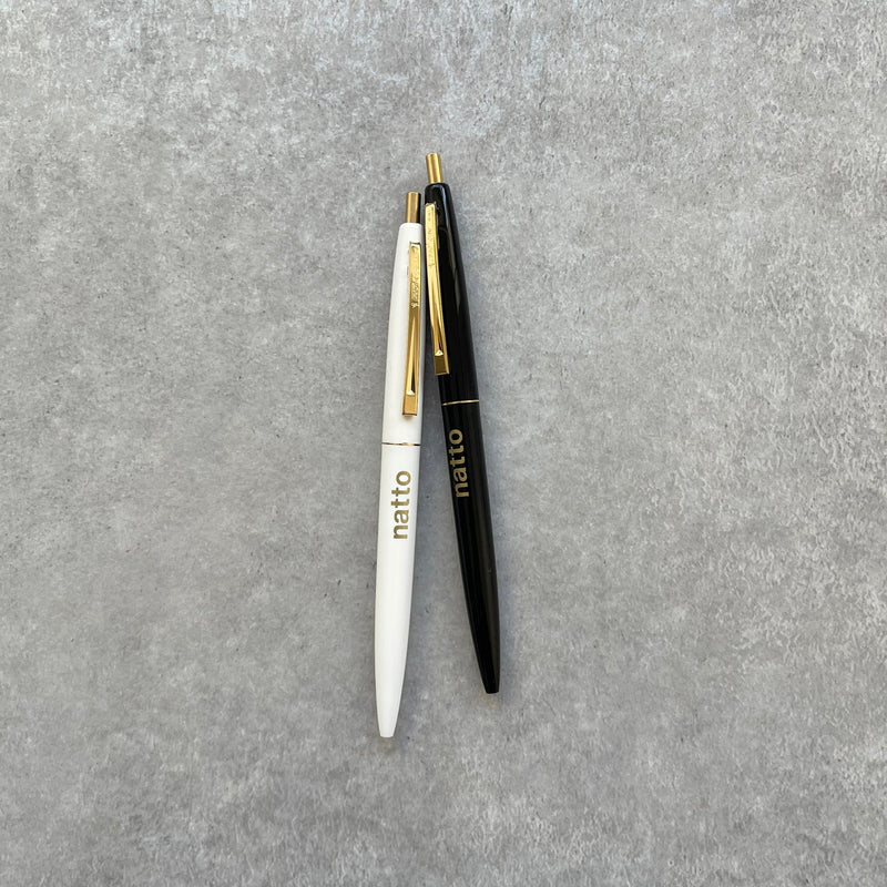 Natto Bic Ballpoint Pen White ナット ビック ボールペン ホワイト Natto ナット 公式オンラインショップ