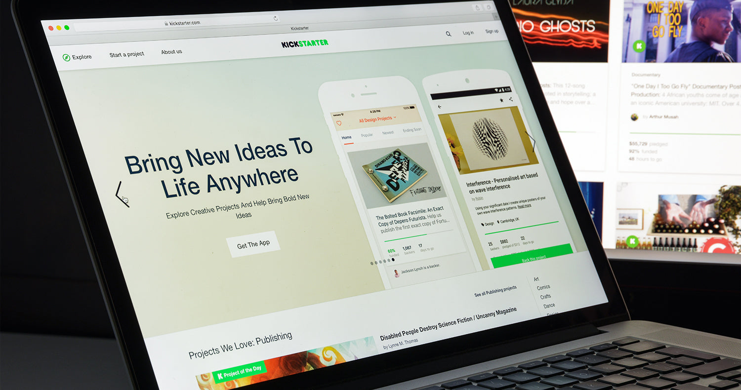 Kickstarter is a benefit platform that allows the public to fund projects, causes and creators.
