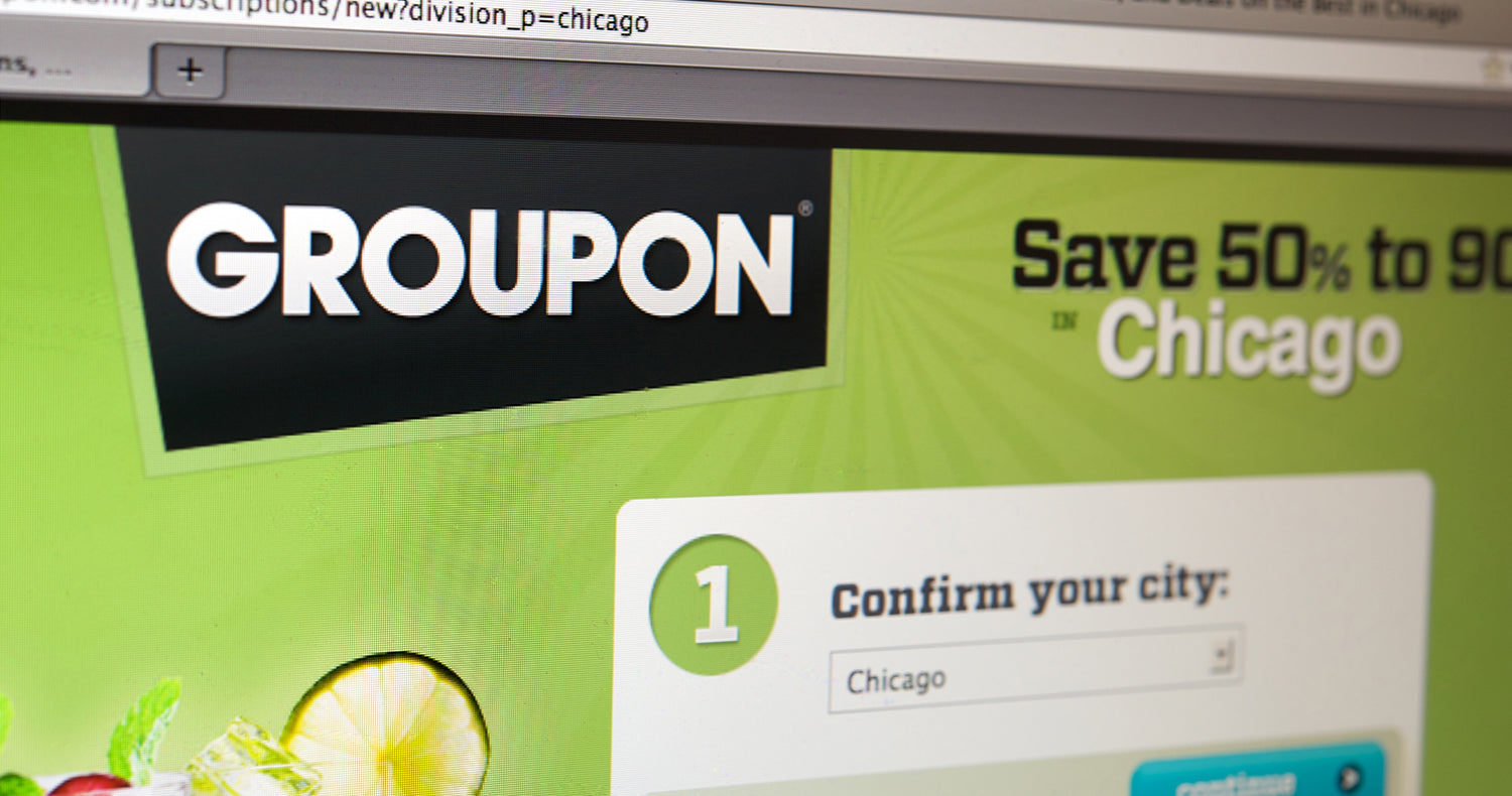 Groupon is a website that allows you to make discounted purchases through online vouchers.