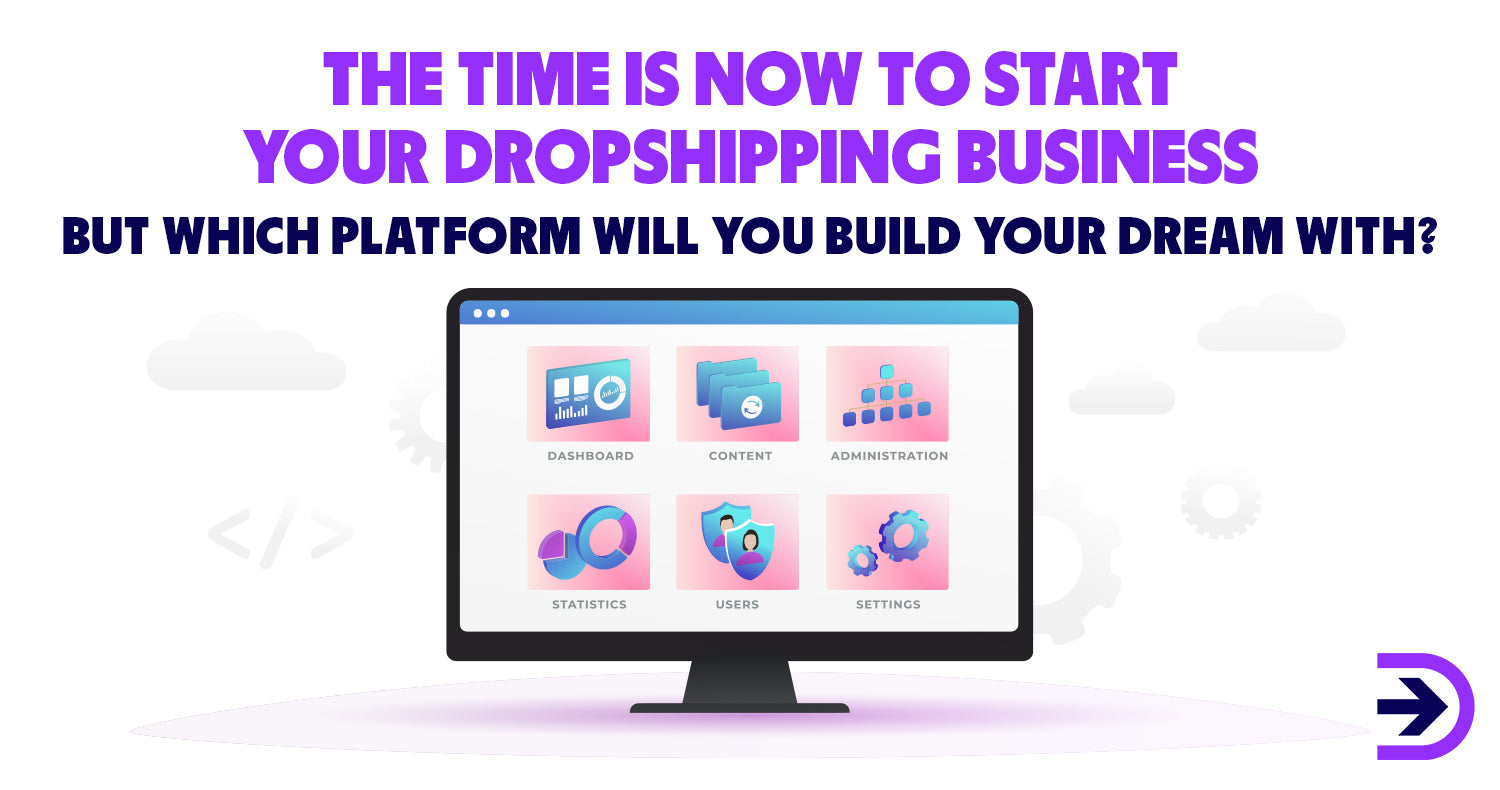 Discover which ecommerce platform is right for your dropshipping business.