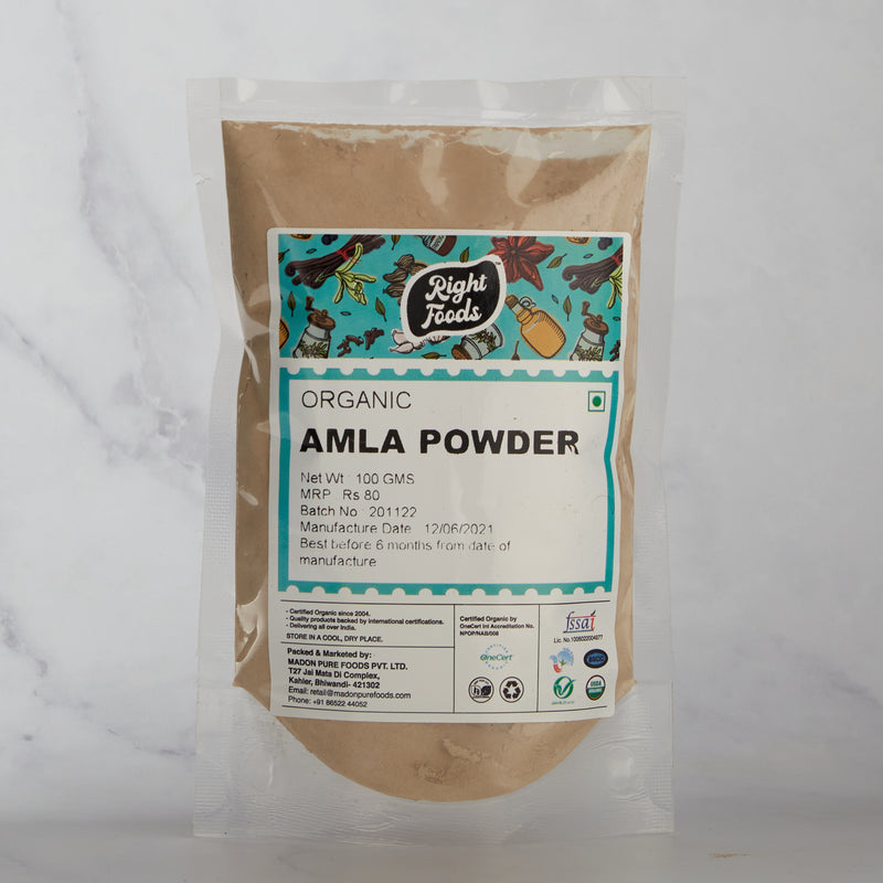Organic Amla Powder - 100 gms