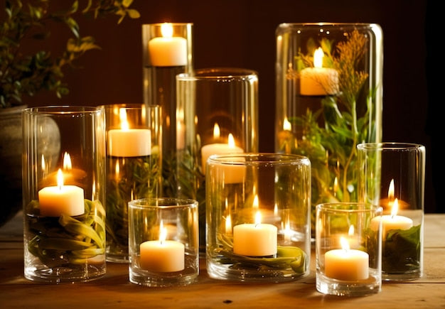 Decor With Candles Lamps Christmas