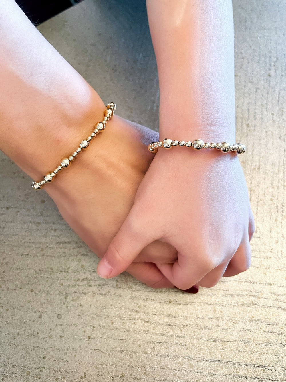 14K Gold Filled Trio Stack Bracelet Set by Olivia Le