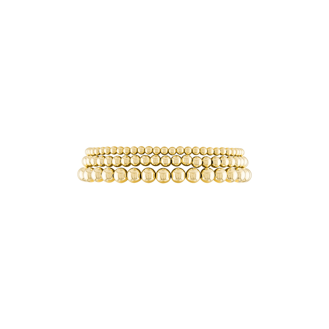 Olivia Mark – Beaded Bracelet Letters MAMA Gold – Olivia Mark