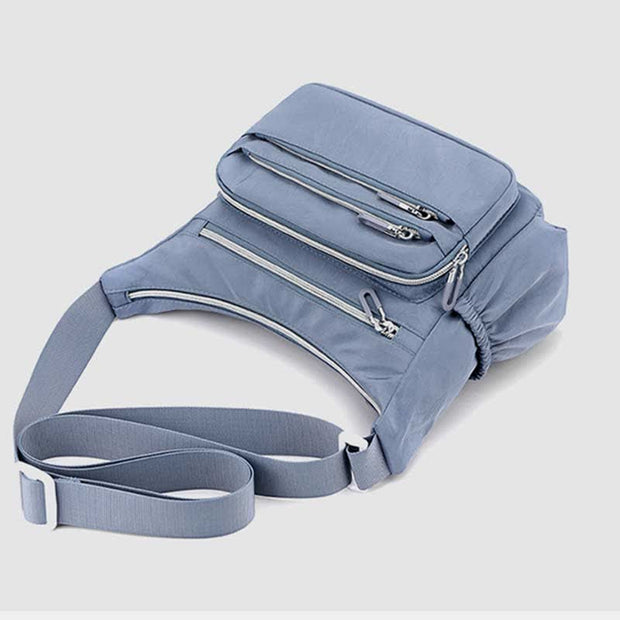 Nylon Multi Pocket Cross Body Bag, HealthdesignShops