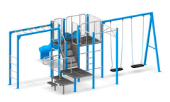 SwingSesh Fitness Playset with Monkey Bars