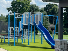 Swing Set on Artificial Turf