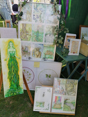 Nix's Illustrations at the Green Fair