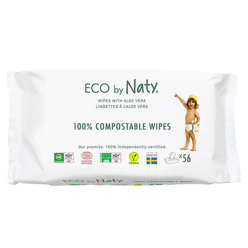 ECO Sensitive Wipes with Aloe - 56 pack