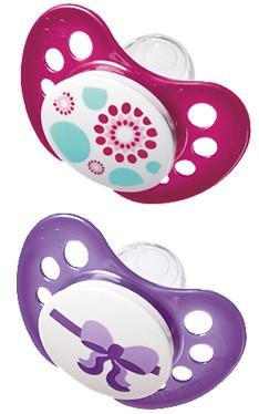 Trendy Soothers Pink/Purple - 2 Pack