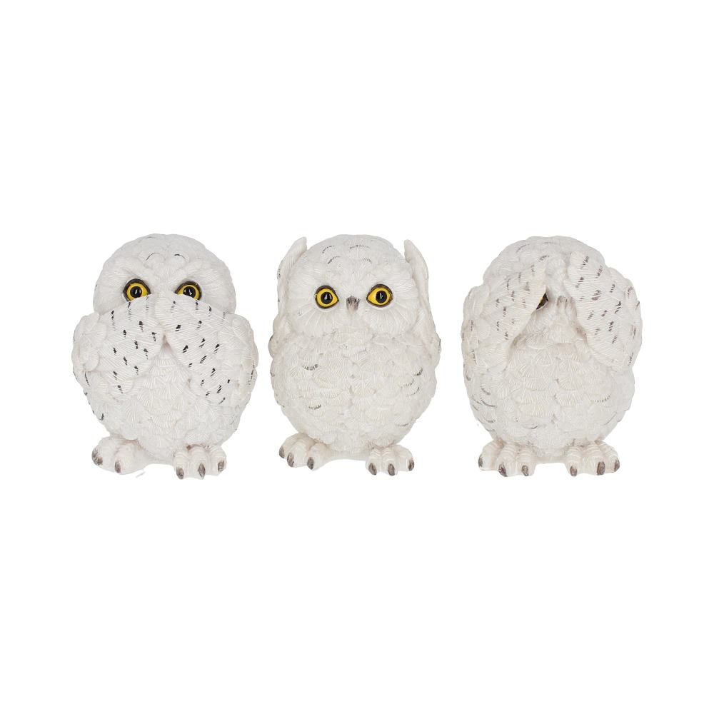 Image of Three Wise Owls 8cm