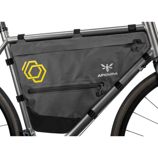 GIST Compact Bicycle Saddle Bag with Strap - Black/Yellow