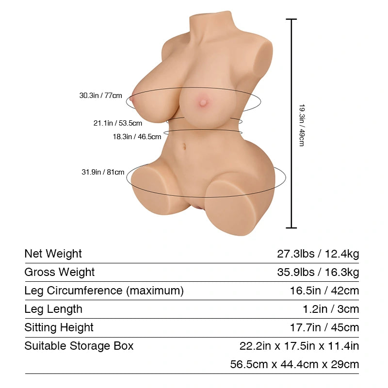 Britney 2.0: 27.3LB Big Boobs Sex Doll Male Masturbator