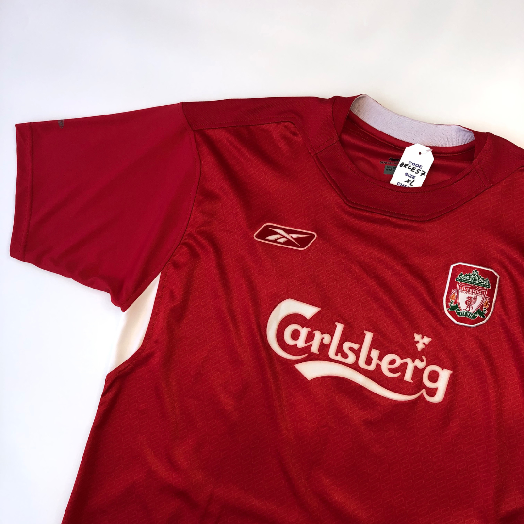 hjørne gave Begyndelsen Liverpool 2004/2005 Cisse Reebok Home Football Shirt XL – VICE Vintage